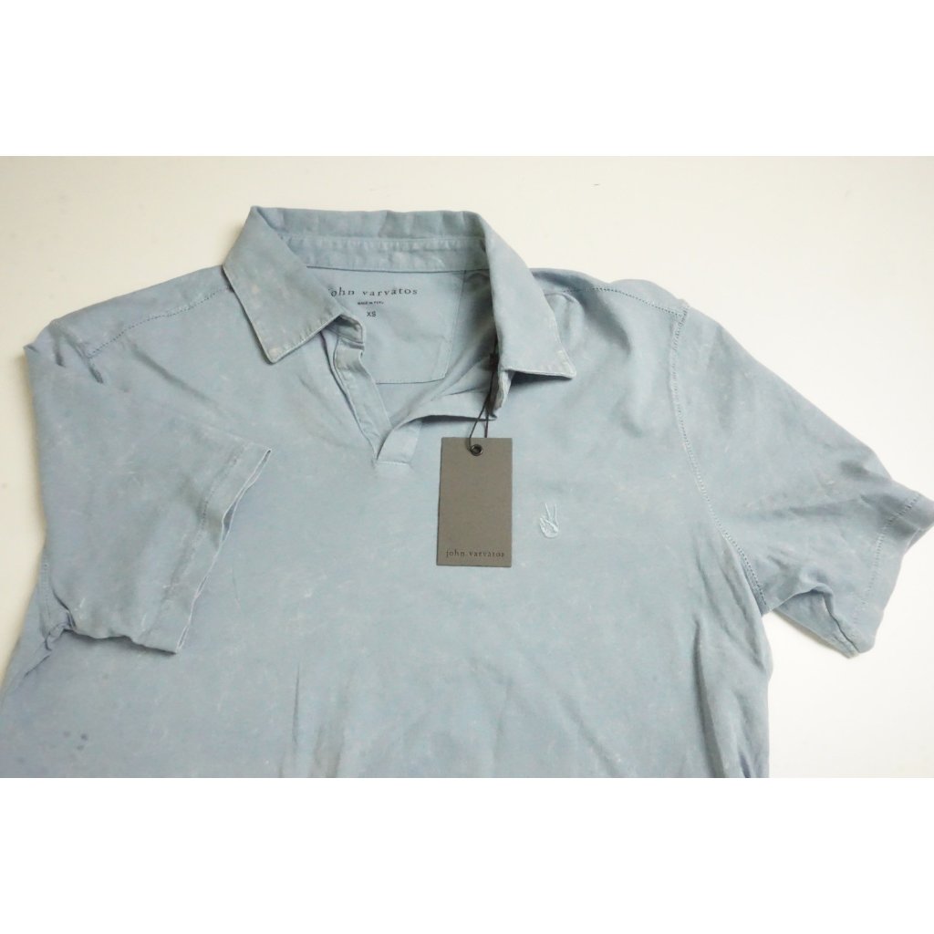 John Varvatos Blue Short Sleeve Shirt Sz Xs Brand New John Varvatos Blue Short Sleeve Shirt Sz Xs Brand New